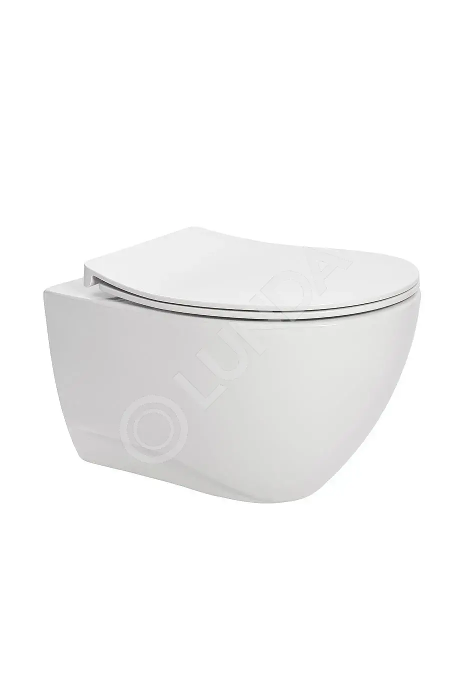 Безободковый подвесной унитаз KING LINE с крышкой RING SLIM, BETTOSERB