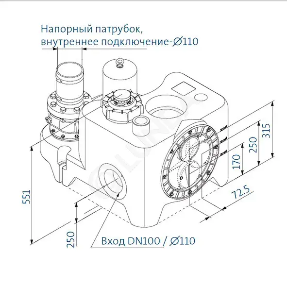 Канализационная насосная установка Multilift M, Grundfos | Lunda ...