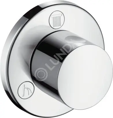 Запорный/переключающий вентиль, управление рычажное, Hansgrohe