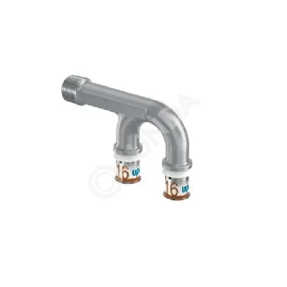 Водорозетка-пресс U-профиль НР S-Press Plus для встроенного смесителя, Uponor