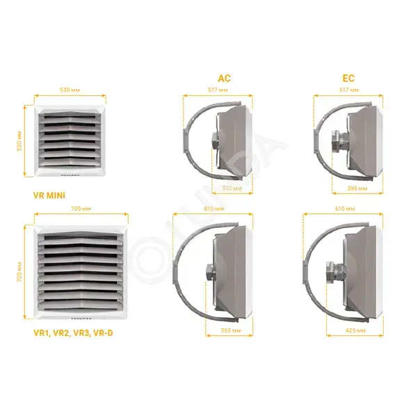 Вентилятор (дестратификатор) Volcano VR-D, VTS EuroHeat | Lunda ...